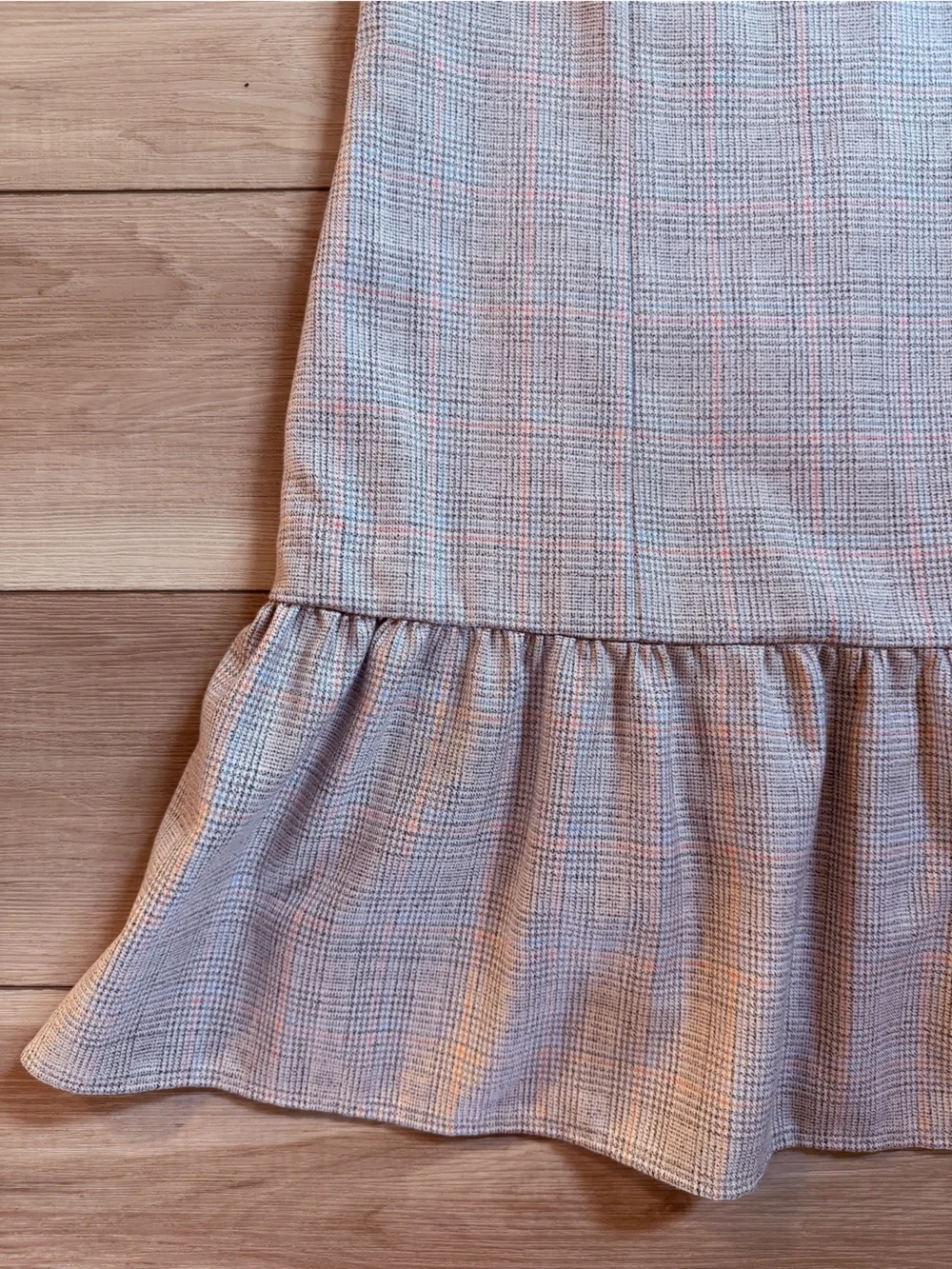 Gal Meets Glam Philippa Dress Plaid Drop Waist Size 6 Preppy Tie Neck Flounce - Picture 3 of 7
